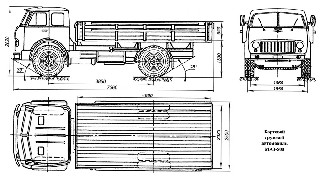 Бортовой грузовой автомобиль МАЗ 500   Первые «бескапотники»   Автомобиль МАЗ 500