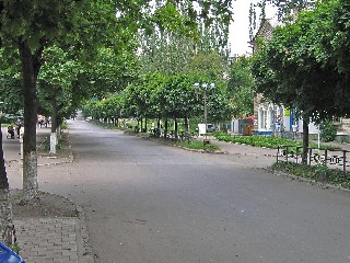 Улица Николаева  Перекрёсток пр  Гагарина и ул  Николаева Торез