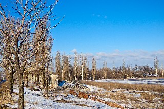 Стадион на поселке шахты «Лутугино» Торез