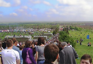 Священный холм Саур могила  65 лет победы